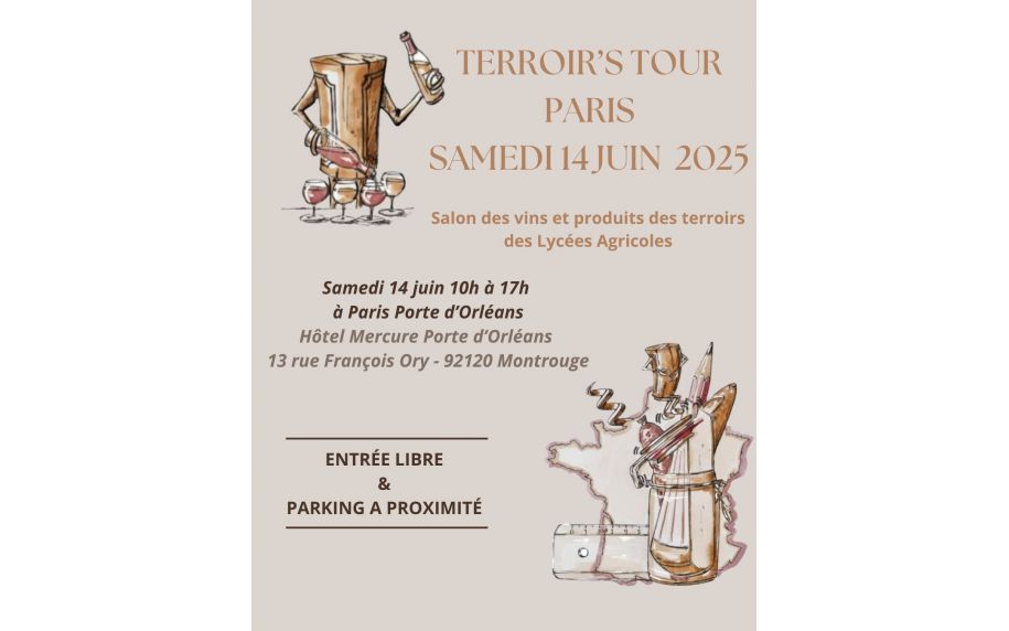 TERROIR'S TOUR PARIS 14 JUIN